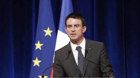 French Prime Minister Manuel Valls in Paris on April 29, 2015. (FRANCOIS GUILLOT/AFP/Getty Images)
