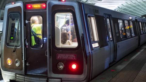A WMATA Metro Red Line Metro train pulls into Metro Center in Washington on Tuesday, Sept. 27, 2016. (Bill Clark/CQ Roll Call)