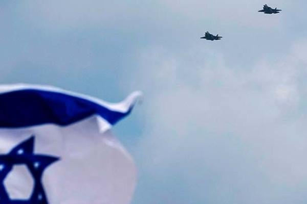 Israel independence celebrations fly over. (Getty Images)