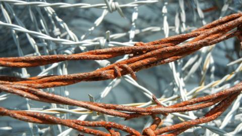 Spiked fence