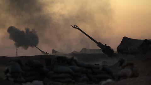 U.S. Marines fire an M777-A2 Howitzer in Syria, June 2, 2017.