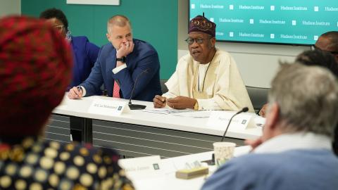 Hudson was honored to host the Nigerian Minister of Information and Culture Lai Mohammed for a frank discussion on Nigeria's recent presidential and gubernatorial elections, among the most consequential votes in Africa in recent memory.