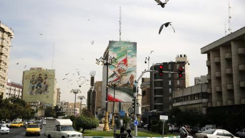 A view of Tehran, Iran, on October 26, 2024. (Fatemeh Bahrami/Anadolu via Getty Images) 