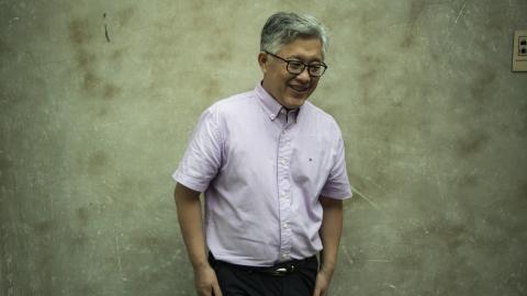 Ezra Jin Mingri, head pastor of Zion Church, poses in Beijing days after authorities shut down one of China's largest “underground” churches on September 12, 2018. (Getty Images)