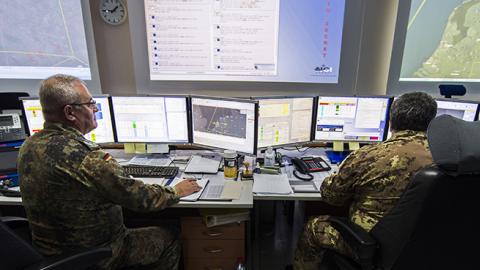 NATO Combined Air Operations Centre in Uedem, Germany, October 6, 2015 