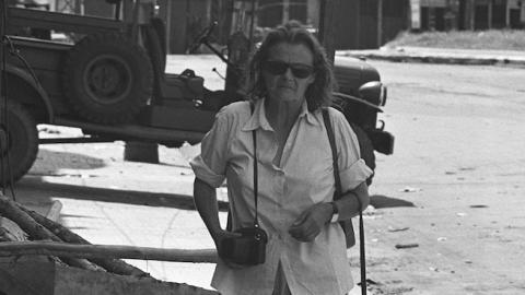 Clare Hollingworth, Daily Telegraph military correspondent in Saigon, Vietnam, June 1968.  (manhhai/Francois Sully/Flickr)