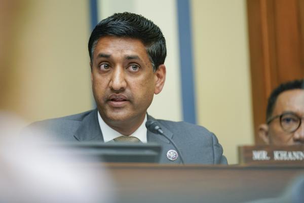 Representative Ro Khanna (D-CA) speaks during a House Committee on Oversight and Reform hearing on June 8, 2022, in Washington, DC. (Photo by Andrew Harnik-Pool/Getty Images)
