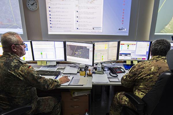 NATO Combined Air Operations Centre in Uedem, Germany, October 6, 2015 
