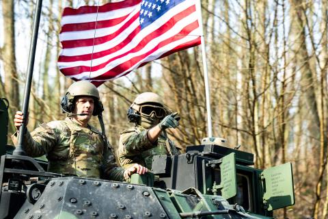 American troops participate in exercise Steadfast Defender 24 in Poland on March 5, 2024. (DVIDS)